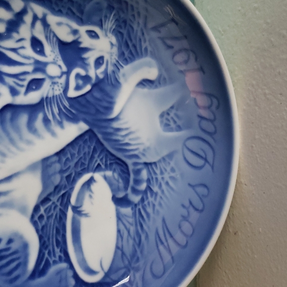 Vintage 1971 B&G Copenhagen Mothers Day Plate - Picture 3 of 5
